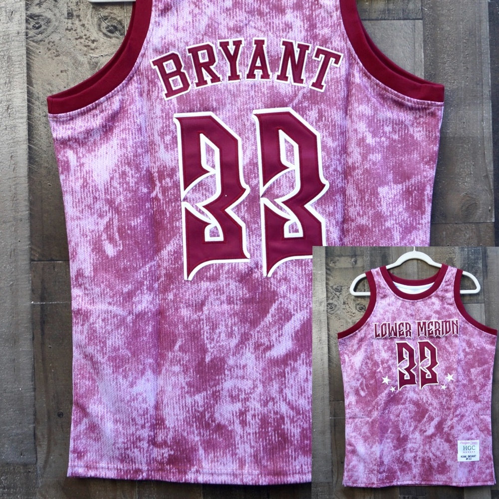 NEW  Kobe Bryant Lower high school Headgear Classics Embroidered Jersey